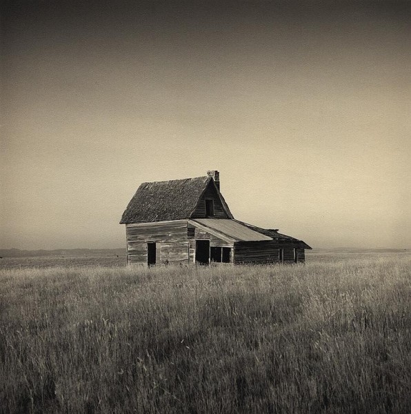 Homestead - silver gelatin print. Belle Fourche South Dakota