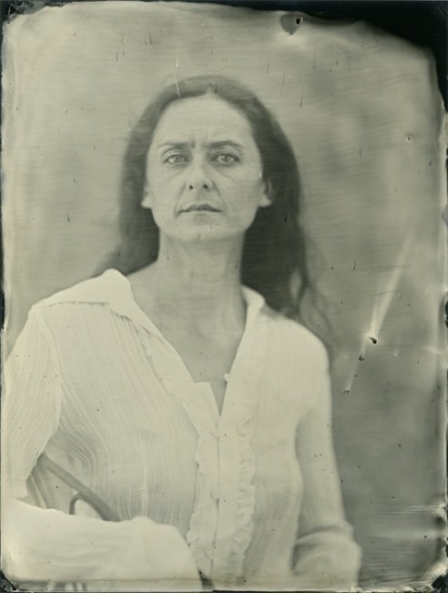 Silke Seybold - Michigan based photographer. 6x8 collodion on aluminum