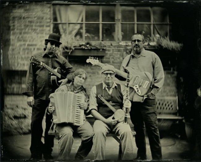 Machinery Hill - local MN based band. 8x10 collodion on aluminum